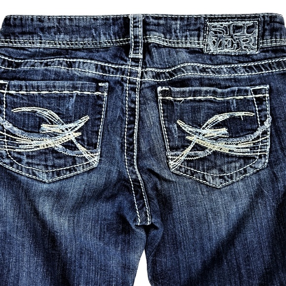 Denim - Silver Berkley Straight leg Jeans Dark Wash 27